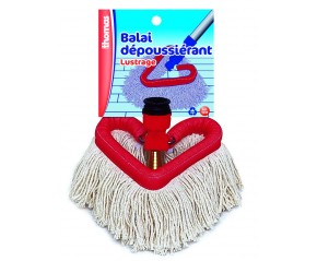 Balai triangulaire dépoussiérant