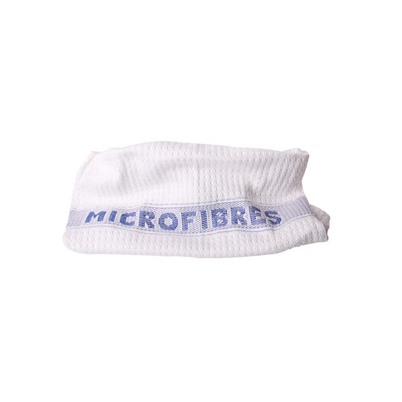 Serpillière gaufrée blanche microfibre - IPPI