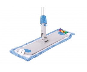 Kit balai velcro de 40 cm (manche, support, frange micro +)