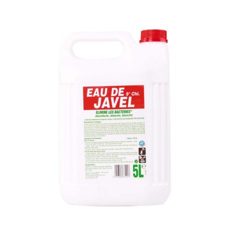 Eau de javel de 5 litres